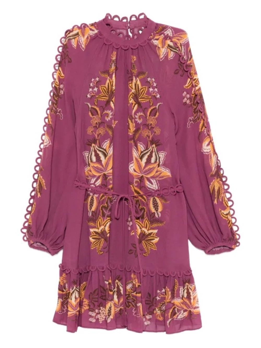 Farm Rio: Pink Delicate Chintz Ruffled Mini
Dress - Picture 9 of 11